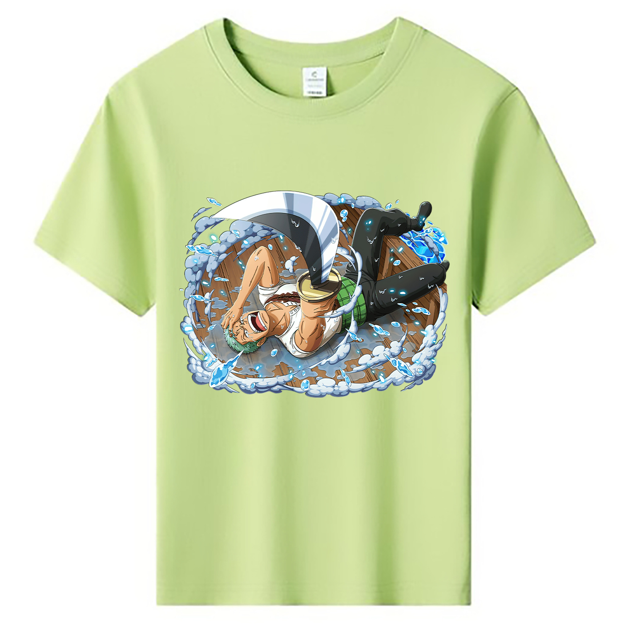 ワンピース ロロノア・ゾロ ONE PIECE Roronoa Zoro 綿100％キッズTシャツ（フロントプリント）